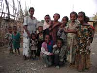 エチオピアのシャハディの子供