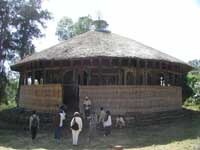 エチオピアのタナ湖の教会