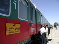  	テヘランからイスタンブールまで鉄道旅