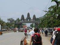 タイとカンボジアの国境 