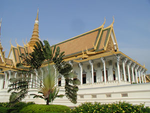 カンボジアの王宮 